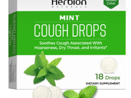 Herbion Naturals Mint Cough Drops 18 Drops