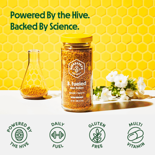 BeeKepper's B. Fueled Bee Pollen 5.2 oz - Image 2