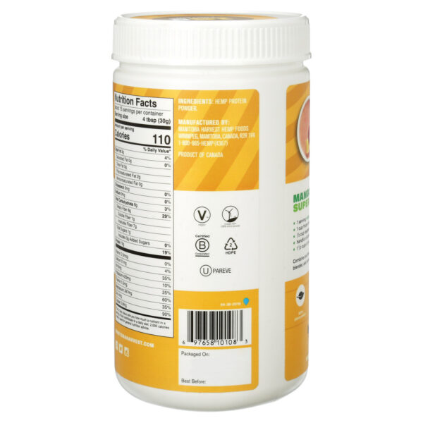 Manitoba Harvest Hemp Protein Powder (1x16 Oz) - Image 6