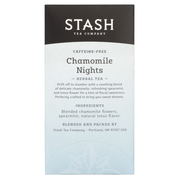 Stash Tea Herbal Chamomile Night Tea (6x20 CT) - Image 5