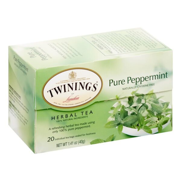 Twinings Pure Peppermint Tea (6x20 Bag) - Image 4