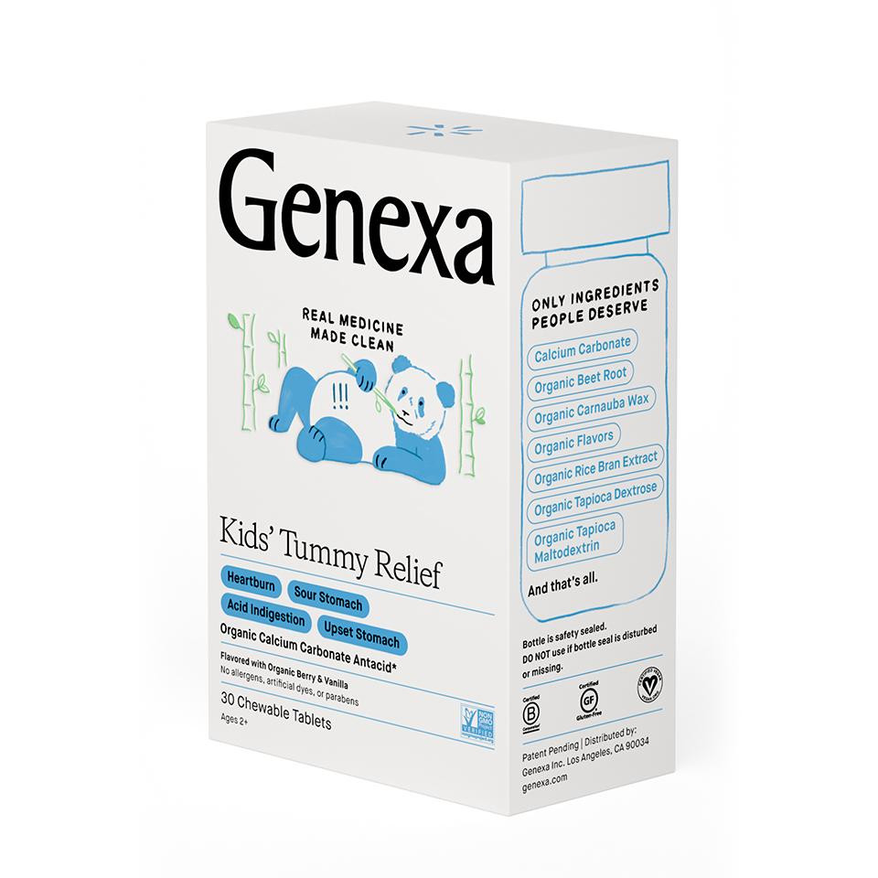 Genexa Kid's Tummy Relief 30 Tablets - Image 3