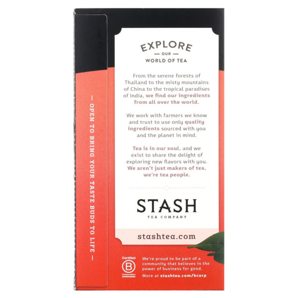 Stash Tea Chai Spice Blend Decaf Tea (6x18 CT) - Image 6