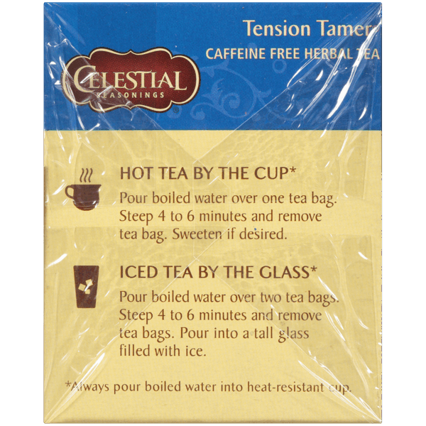 Celestial Seasonings Tension Tamer Herb Tea (6x20 bag) - Image 4