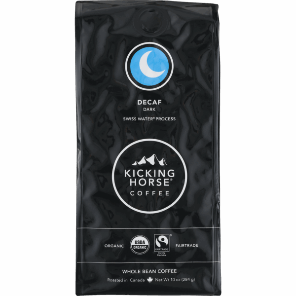 Kicking Horse Coffee Dark Decaf Swiss Water Process Whole Bean (6x10 OZ) - Image 3