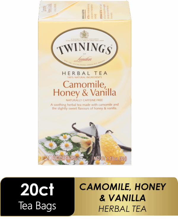 Twinings Herbal Camomile, Honey & Vanilla Tea (6x20 Bag)