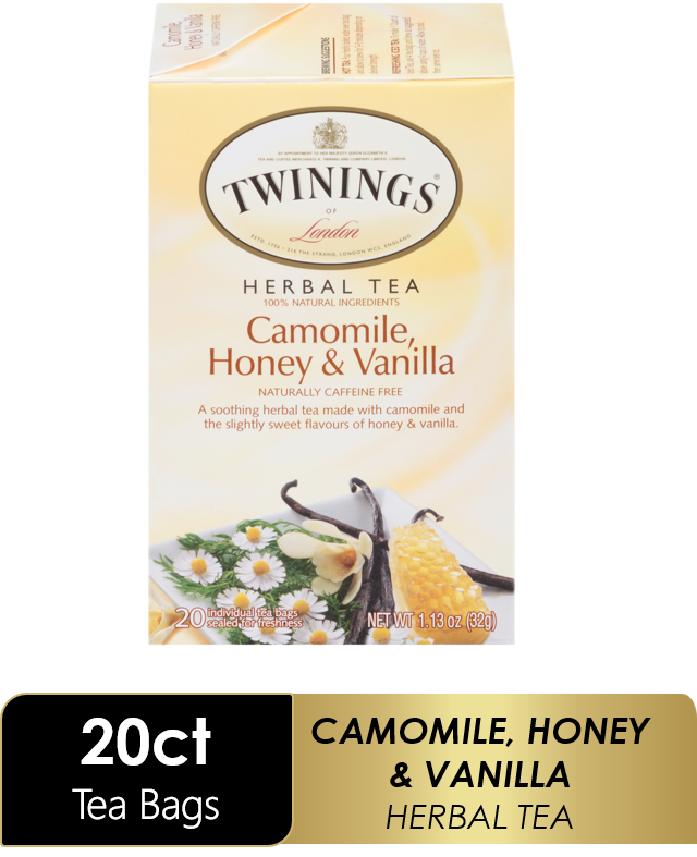 Twinings Herbal Camomile, Honey & Vanilla Tea (6x20 Bag)