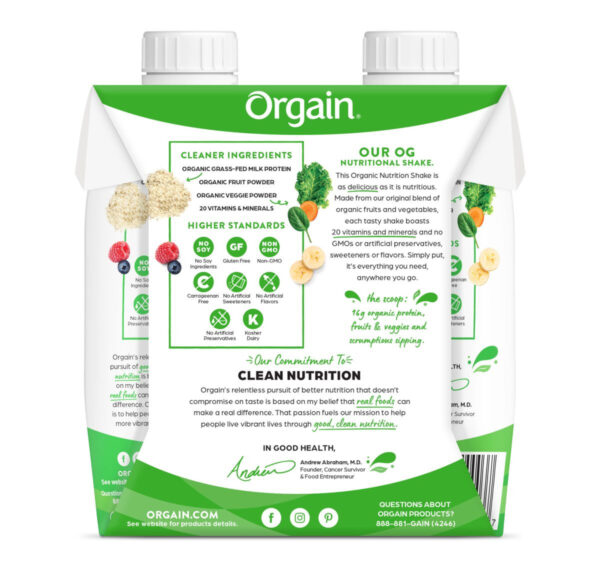 Orgain Creamy Chocolate Fdg (3x4Pack ) - Image 4