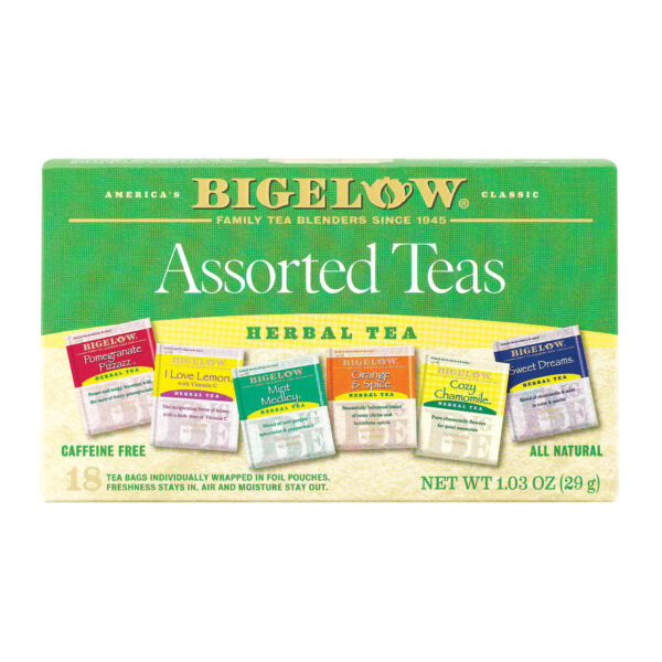 Bigelow 6 Assorted Herbal Teas (6x18 Bag ) - Image 2