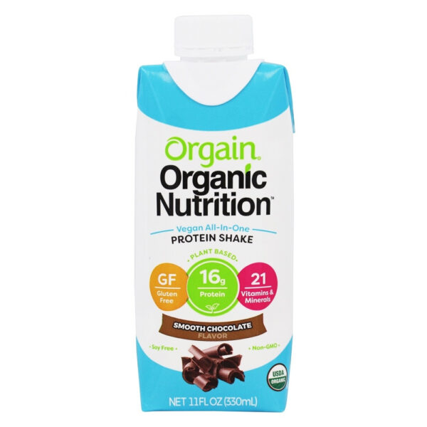Orgain Shake, Smooth Chocolate Vegan (12X11 OZ) - Image 4