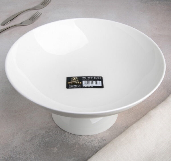 White Fruit Vase 9.5" inch X 4.5" inch |In Colour Box - Image 3