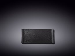 Black Porcelain Slate look Rectangular Dish 6" inch X 3" inch