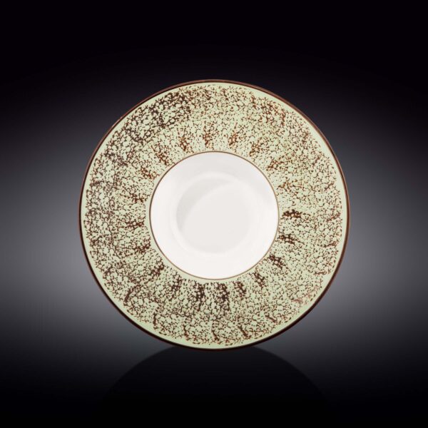 Pale Green / PistachioPorcelain Deep Plate 10.5" inch | 27 Cm 8 Fl Oz | 250 Ml