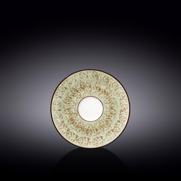 Pale Green Porcelain Saucer 6" inch | 15 CM