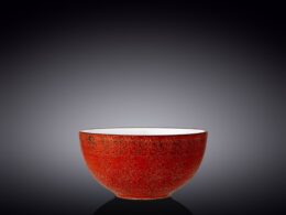 Red Porcelain Bowl 6.5" inch | 16.5 Cm 34 Fl Oz | 1000 Ml