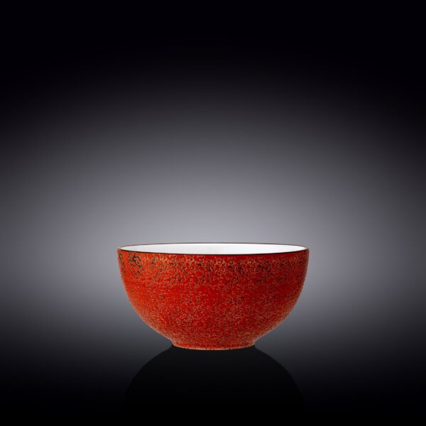 Red Porcelain Bowl 6.5" inch | 16.5 Cm 34 Fl Oz | 1000 Ml