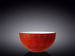 Red Porcelain Deep Bowl 7.5" inch | 57 Fl Oz |