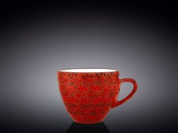 Red Porcelain Coffee / Tea Cup 10 FL OZ | 300 ML