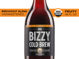 Bizzy Cold Brew Organic Fruity Unsweetened Breakfast Blend 48 oz (Pack of 6)