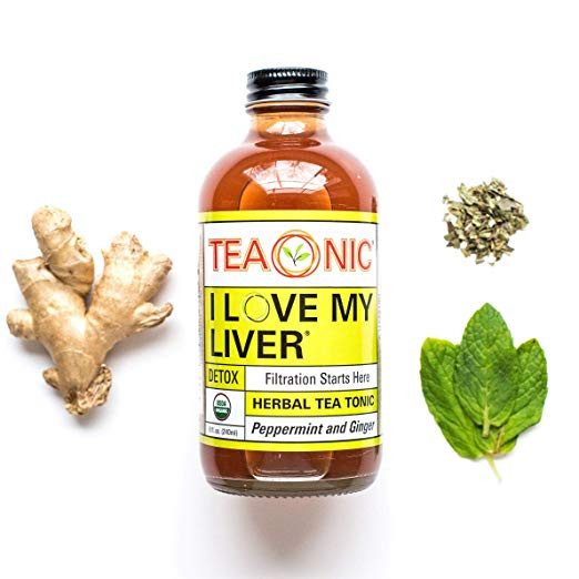 Teaonic Organic Detox I Love My Liver 2 oz (Pack of 6 Bottles) - Image 3