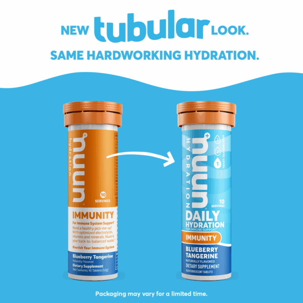 Nuun Daily Hydration Blueberry Tangerine Immunity Support 10 Tablets (Pack of 8) - Image 3