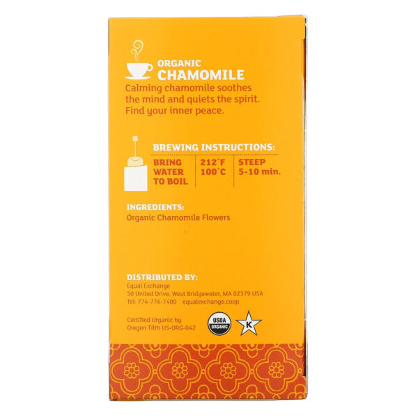 Equal Exchange Herbal Chamomile Tea (6x20 Bag) - Image 2