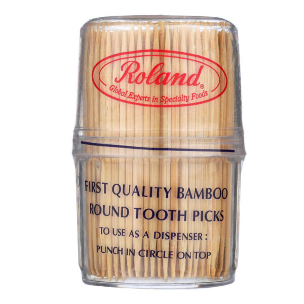 Roland Bamboo Toothpicks 300 Count (Pack of 12)