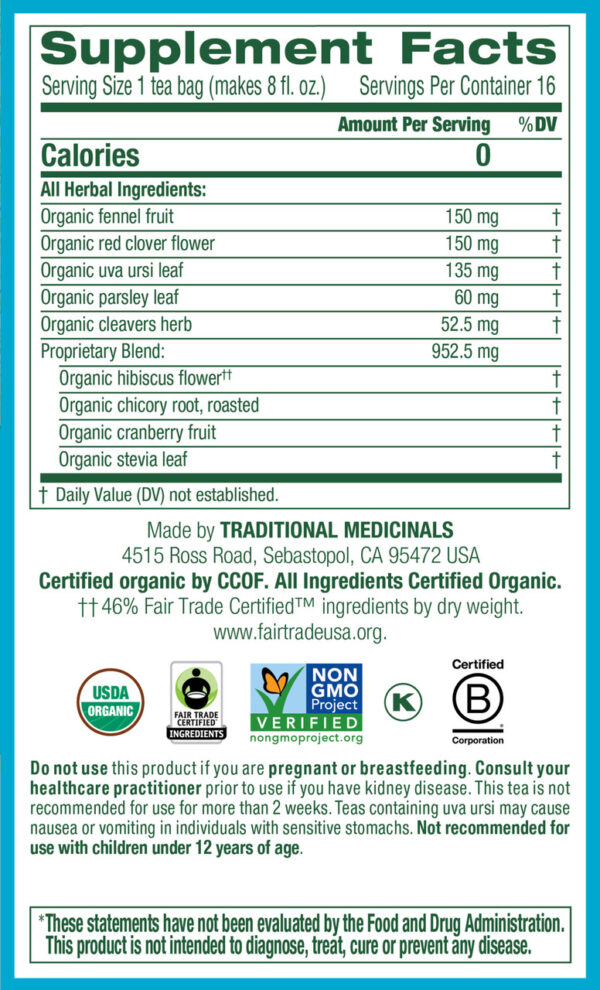 Traditional Medicinals Wgtls Cran Tea (6x16BAG ) - Image 4