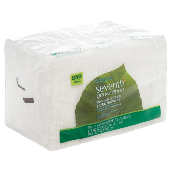 Seventh Generation White Napkins Lunch (12x250 CT) - Image 3