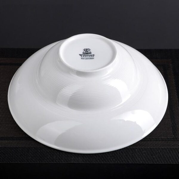 White Deep Salad or Soup Plate 12" inch | 30 Fl Oz | - Image 4