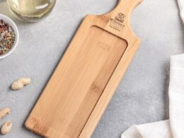 Bamboo Tray 11" inch X 3.75" inch | For Appetizers / Barbecue / Burger Sliders