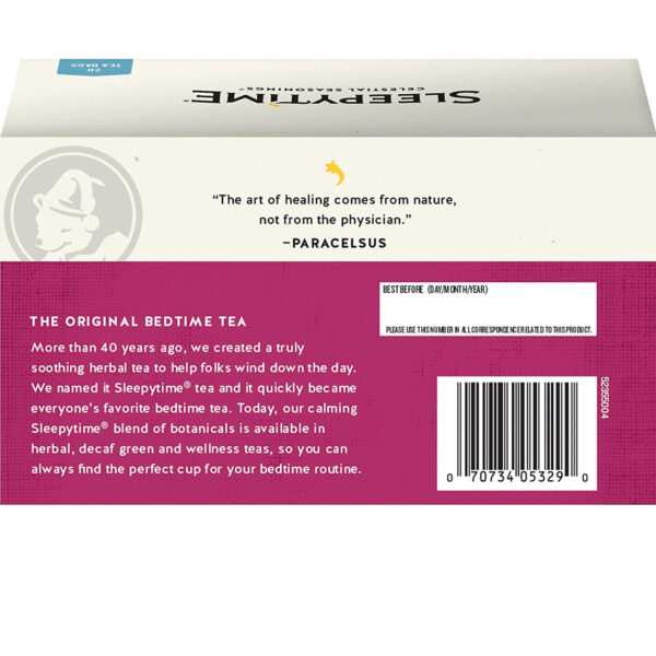 Celestial Seasonings Sleepytime Echinacea C Wellness Tea (6x20bag) - Image 2