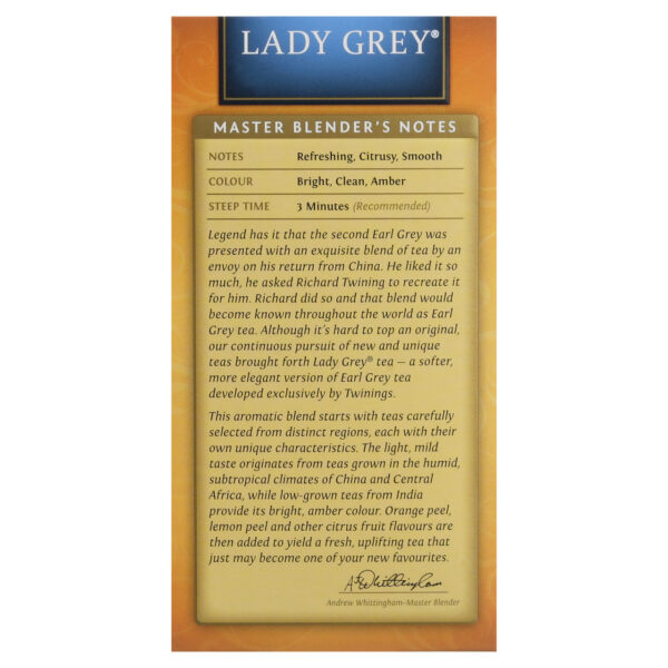 Twinings Lady Grey Tea (6x20 Bag) - Image 11