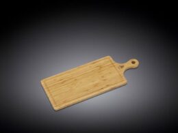 Bamboo Long Serving Board With Handle 19.7" inch X 7.9" inch | 50 X 20 Cm