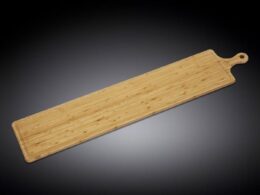 Bamboo Charcuterie Board With Handle 39.4" inch X 7.9" inch | 100 X 20 Cm