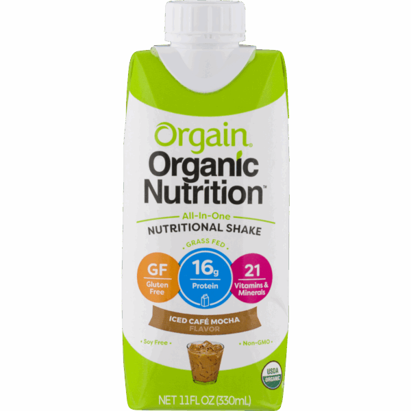 Organic Organic Nutrition Shake Cafe Mocha 4 Cartons (Pack of 3 Boxes) - Image 9
