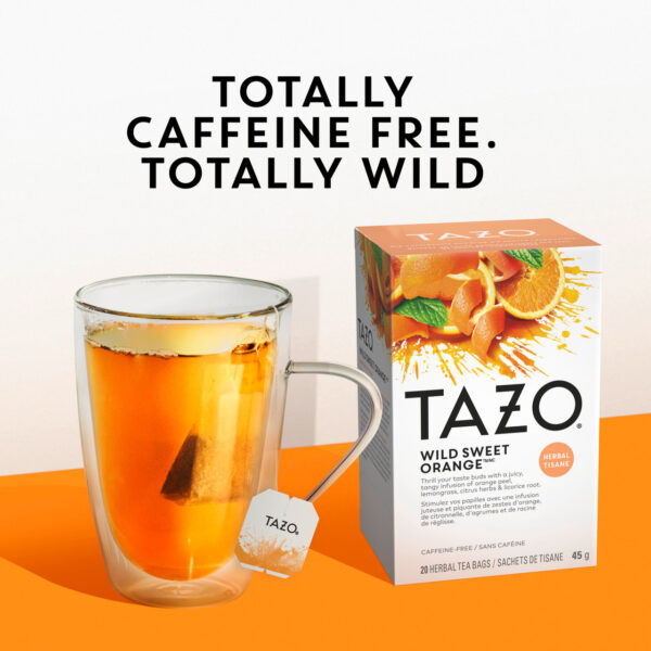 Tazo Tea Herbal Wild Sweet Orange Tea (6x20 Bag) - Image 5