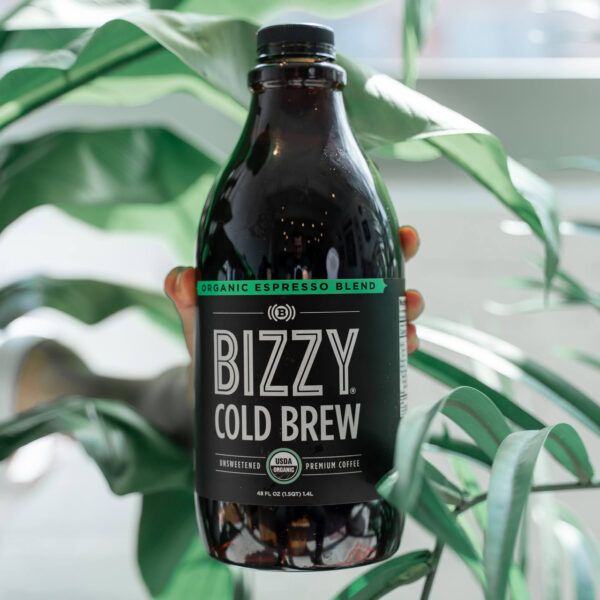 Bizzy Cold Brew Organic Complex Unsweetened Espresso Blend 48 oz (Pack of 6) - Image 6