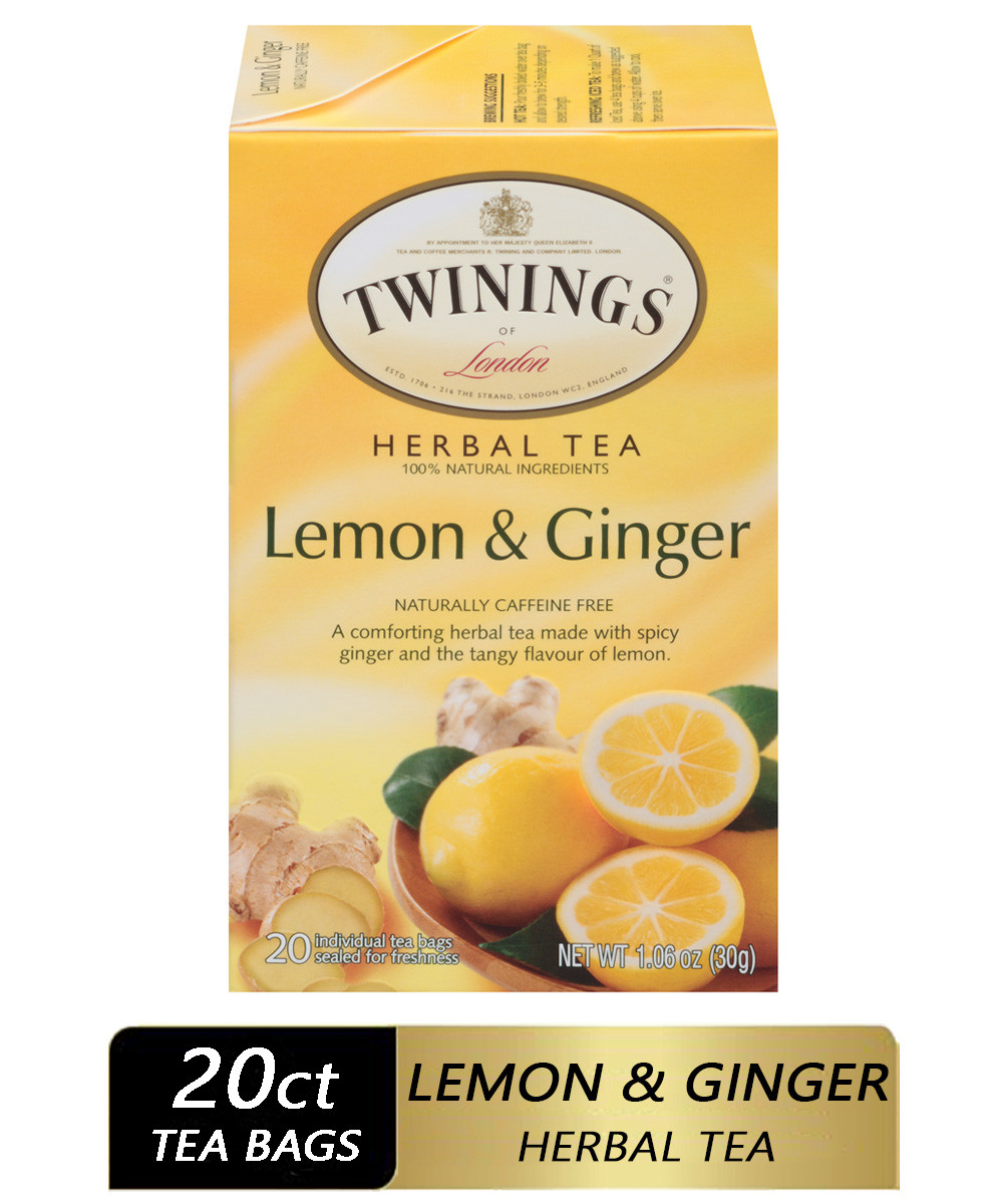Twinings Lemon & Ginger Tea (6x20 Bag) - Image 8