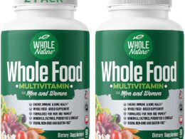 Whole Nature Whole Food Multivitamin for Men & Women-2Pack