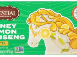 Celestial Seasonings Honey Lemon Ginseng Green Tea (6x20 Bag)