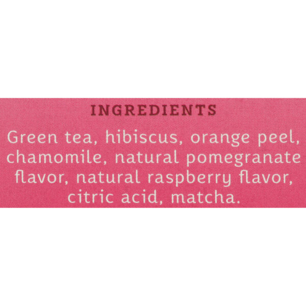 Stash Tea Pomegrante Raspberry With Matcha Tea (6x18 Bag) - Image 5