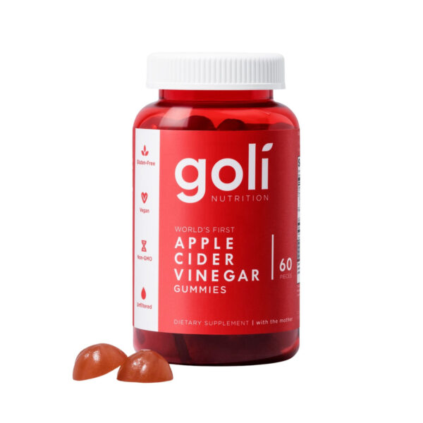 Goli Apple Cider Vinegar Gummies 60 Gummies