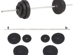 vidaXL Barbell Set 66.1 lb