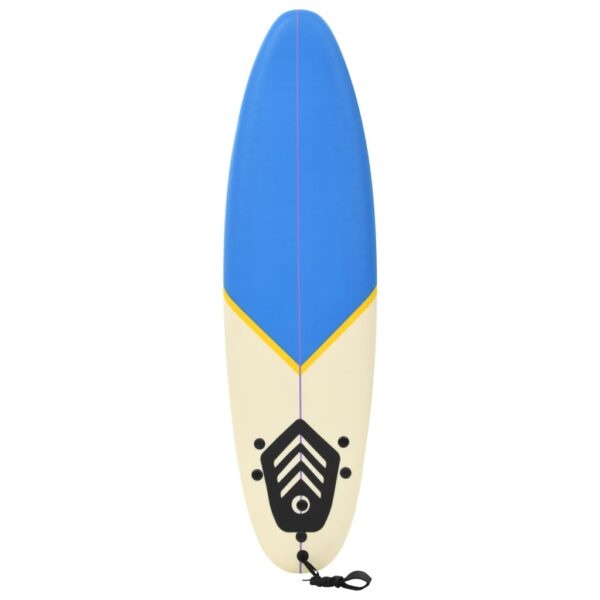 vidaXL Surfboard 66.9" Blue and Cream - Image 2