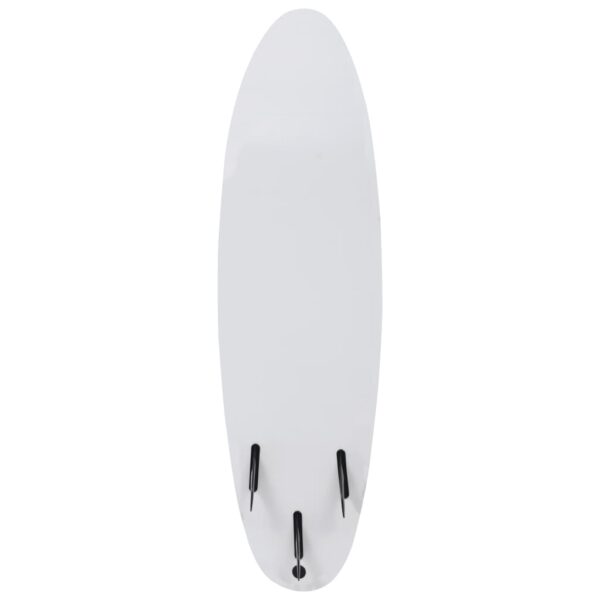 vidaXL Surfboard 66.9" Blue and Cream - Image 4