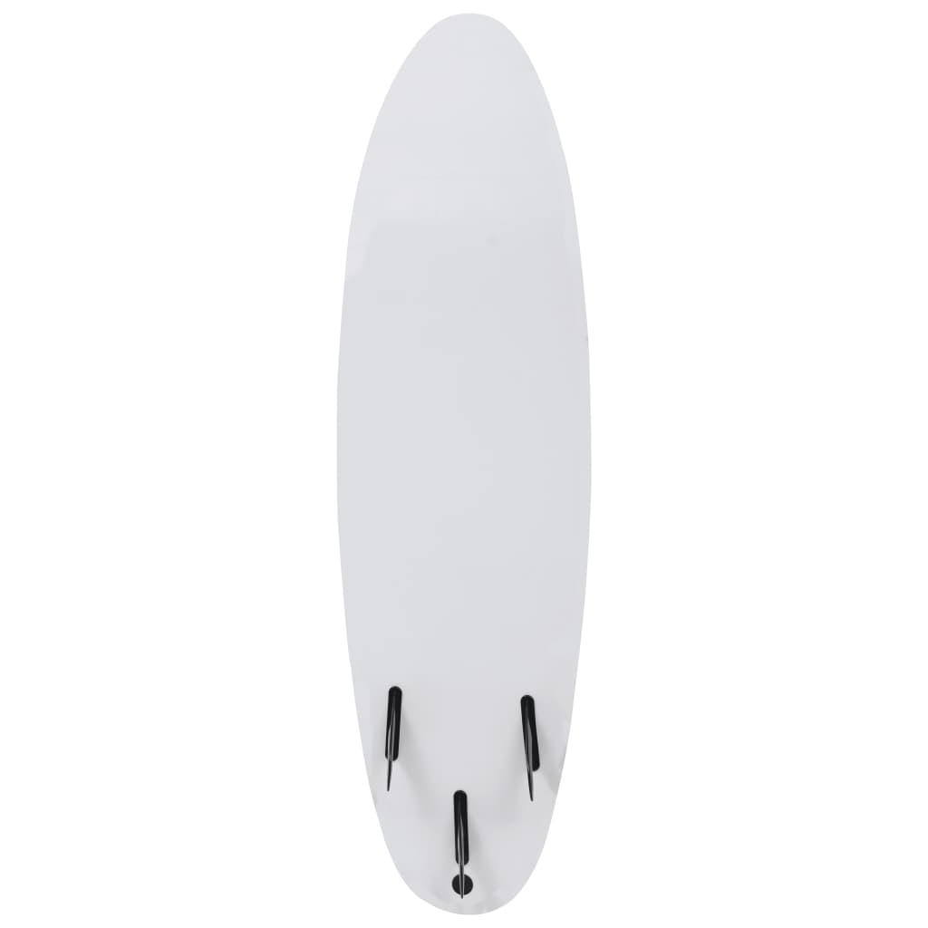 vidaXL Surfboard 66.9" Blue and Cream - Image 4