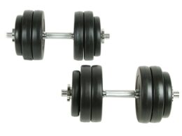 vidaXL 18 Piece Dumbbell Set 66.1 lb