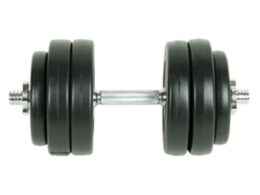 vidaXL 9 Piece Dumbbell Set 33.1 lb