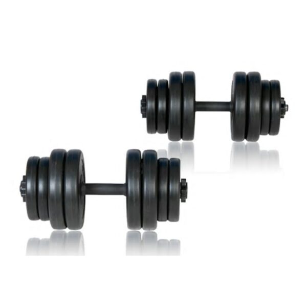 vidaXL Dumbbells 2x33.1 lb - Image 2